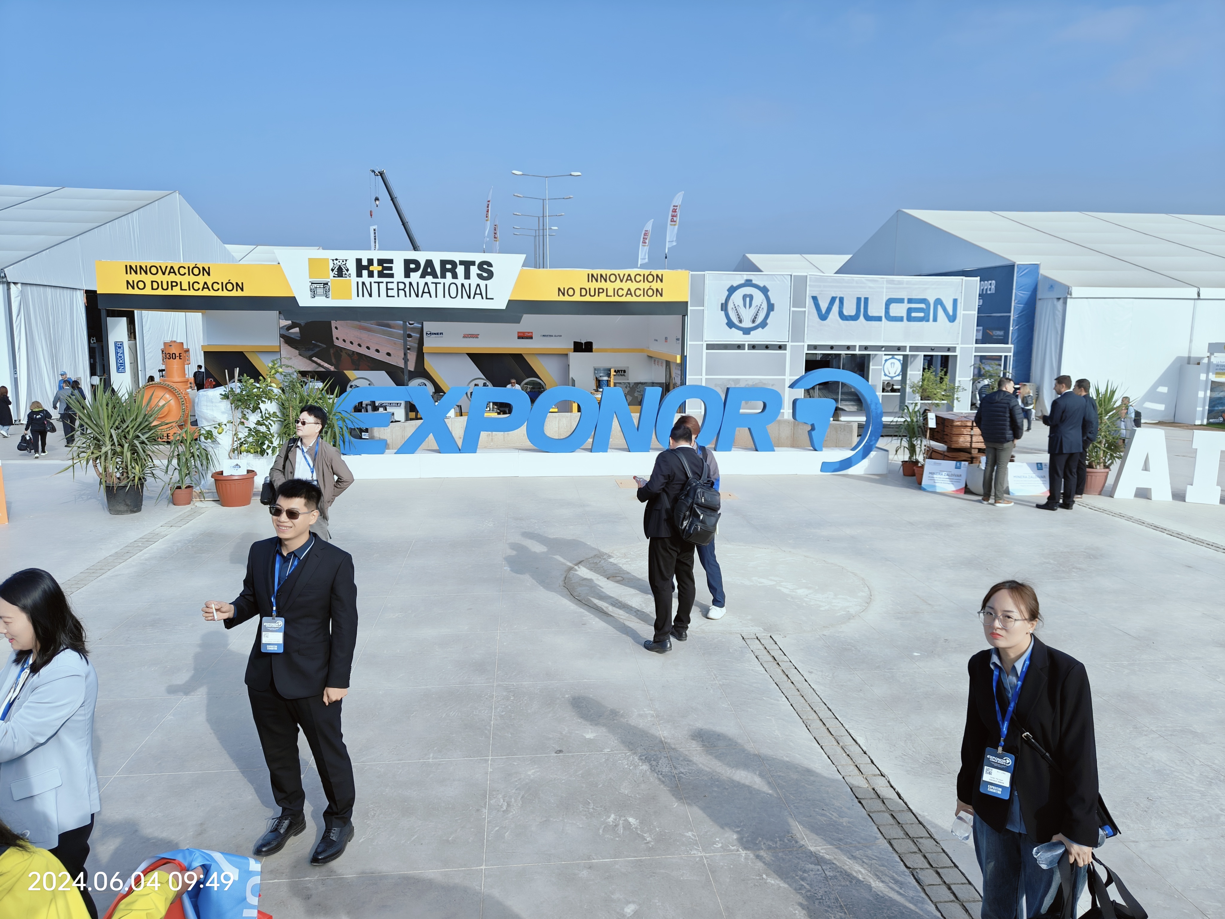 龍立公司成功參加智利Exponor2024展會